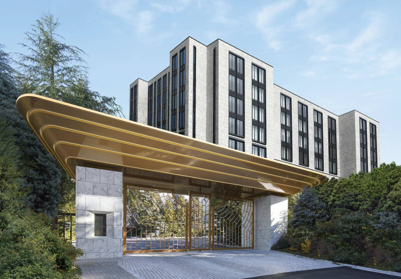 リゾートホテルの外観写真