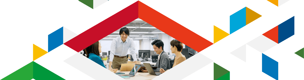 打ち合わせ中の写真